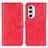 Funda de Cuero Cartera con Soporte Carcasa A07D para Motorola Moto Edge Plus (2022) 5G Rojo