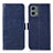 Funda de Cuero Cartera con Soporte Carcasa A07D para Motorola Moto G 5G (2023) Azul