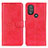 Funda de Cuero Cartera con Soporte Carcasa A07D para Motorola Moto G Play Gen 2 Rojo