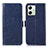 Funda de Cuero Cartera con Soporte Carcasa A07D para Motorola Moto G54 5G Azul