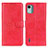 Funda de Cuero Cartera con Soporte Carcasa A07D para Nokia C12 Plus Rojo