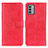 Funda de Cuero Cartera con Soporte Carcasa A07D para Nokia G22 Rojo