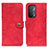 Funda de Cuero Cartera con Soporte Carcasa A07D para OnePlus Nord N200 5G Rojo