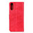 Funda de Cuero Cartera con Soporte Carcasa A07D para Samsung Galaxy A02 Rojo