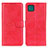 Funda de Cuero Cartera con Soporte Carcasa A07D para Samsung Galaxy F42 5G Rojo