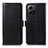 Funda de Cuero Cartera con Soporte Carcasa A07D para Xiaomi Redmi Note 12 4G Negro