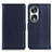 Funda de Cuero Cartera con Soporte Carcasa A08D para Huawei Honor 90 5G Azul