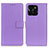 Funda de Cuero Cartera con Soporte Carcasa A08D para Huawei Honor X6a Morado