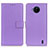 Funda de Cuero Cartera con Soporte Carcasa A08D para Nokia C20 Plus Morado