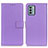 Funda de Cuero Cartera con Soporte Carcasa A08D para Nokia G22 Morado