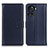 Funda de Cuero Cartera con Soporte Carcasa A08D para OnePlus Ace 5G Azul