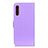 Funda de Cuero Cartera con Soporte Carcasa A08D para Samsung Galaxy A41 SC-41A Morado