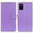 Funda de Cuero Cartera con Soporte Carcasa A08D para Samsung Galaxy F02S SM-E025F Morado