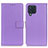 Funda de Cuero Cartera con Soporte Carcasa A08D para Samsung Galaxy M32 4G Morado