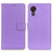 Funda de Cuero Cartera con Soporte Carcasa A08D para Samsung Galaxy XCover 5 SM-G525F Morado