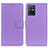 Funda de Cuero Cartera con Soporte Carcasa A08D para Vivo iQOO Z6 5G Morado