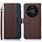 Funda de Cuero Cartera con Soporte Carcasa A09D para Huawei Honor Magic6 Lite 5G Marron