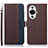 Funda de Cuero Cartera con Soporte Carcasa A09D para Huawei Nova 11 Marron