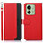 Funda de Cuero Cartera con Soporte Carcasa A09D para Motorola Moto Edge (2023) 5G Rojo