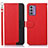 Funda de Cuero Cartera con Soporte Carcasa A09D para Nokia G310 5G Rojo