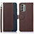 Funda de Cuero Cartera con Soporte Carcasa A09D para Nokia G400 5G Marron