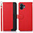 Funda de Cuero Cartera con Soporte Carcasa A09D para Nothing Phone 2 Rojo