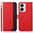 Funda de Cuero Cartera con Soporte Carcasa A09D para OnePlus Nord 2T 5G Rojo