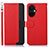 Funda de Cuero Cartera con Soporte Carcasa A09D para OnePlus Nord N30 5G Rojo