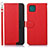 Funda de Cuero Cartera con Soporte Carcasa A09D para Samsung Galaxy A22s 5G Rojo