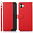 Funda de Cuero Cartera con Soporte Carcasa A09D para Samsung Galaxy F04 Rojo