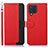 Funda de Cuero Cartera con Soporte Carcasa A09D para Samsung Galaxy M32 4G Rojo