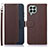 Funda de Cuero Cartera con Soporte Carcasa A09D para Samsung Galaxy M33 5G Marron