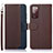 Funda de Cuero Cartera con Soporte Carcasa A09D para Samsung Galaxy S20 FE (2022) 5G Marron