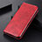 Funda de Cuero Cartera con Soporte Carcasa A09D para Samsung Galaxy S23 5G Rojo