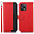 Funda de Cuero Cartera con Soporte Carcasa A09D para Xiaomi Redmi Note 12 Turbo 5G Rojo