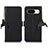 Funda de Cuero Cartera con Soporte Carcasa A10D para Google Pixel 8a 5G Negro