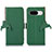 Funda de Cuero Cartera con Soporte Carcasa A10D para Google Pixel 8a 5G Verde