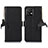 Funda de Cuero Cartera con Soporte Carcasa A10D para Motorola Moto Edge 40 Pro 5G Negro