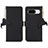 Funda de Cuero Cartera con Soporte Carcasa A11D para Google Pixel 8a 5G Negro