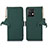 Funda de Cuero Cartera con Soporte Carcasa A11D para Motorola Moto Edge Plus (2023) 5G Verde