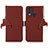 Funda de Cuero Cartera con Soporte Carcasa A11D para Nokia C22 Marron