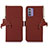 Funda de Cuero Cartera con Soporte Carcasa A11D para Nokia G42 5G Marron