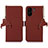 Funda de Cuero Cartera con Soporte Carcasa A11D para Xiaomi Redmi 13C Marron