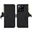 Funda de Cuero Cartera con Soporte Carcasa A11D para Xiaomi Redmi K60 Ultra 5G Negro