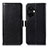 Funda de Cuero Cartera con Soporte Carcasa A12D para OnePlus Nord CE 3 5G Negro