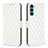 Funda de Cuero Cartera con Soporte Carcasa B01F para Motorola Moto Edge S30 5G Blanco