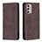 Funda de Cuero Cartera con Soporte Carcasa B01F para Motorola Moto G Stylus (2022) 5G Marron