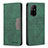 Funda de Cuero Cartera con Soporte Carcasa B01F para Oppo A94 5G Verde