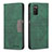 Funda de Cuero Cartera con Soporte Carcasa B01F para Samsung Galaxy A02s Verde