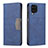 Funda de Cuero Cartera con Soporte Carcasa B01F para Samsung Galaxy A12 5G Azul